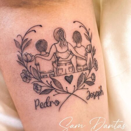 Tatuagem feminina @samdantasstattoo - Samara Dantas Tattoo