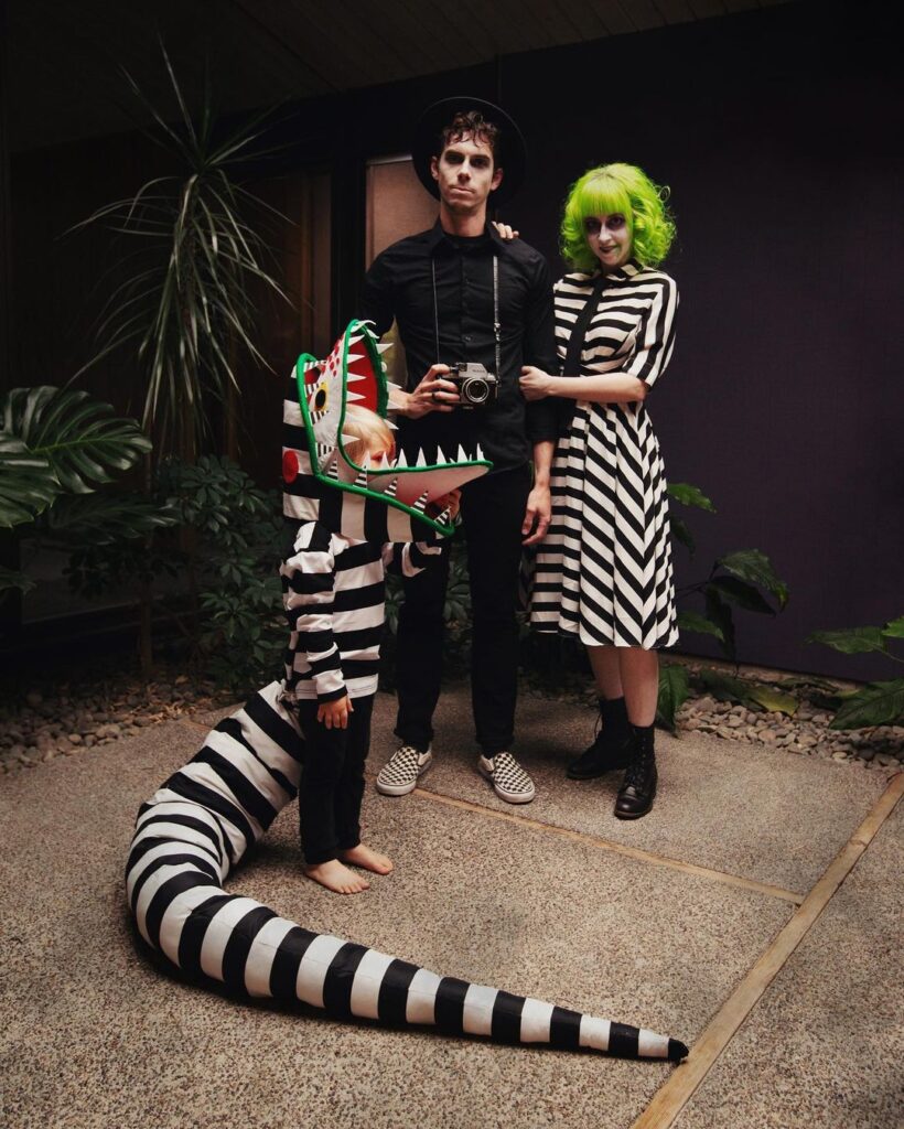 fantasia famíla halloween Beetlejuice