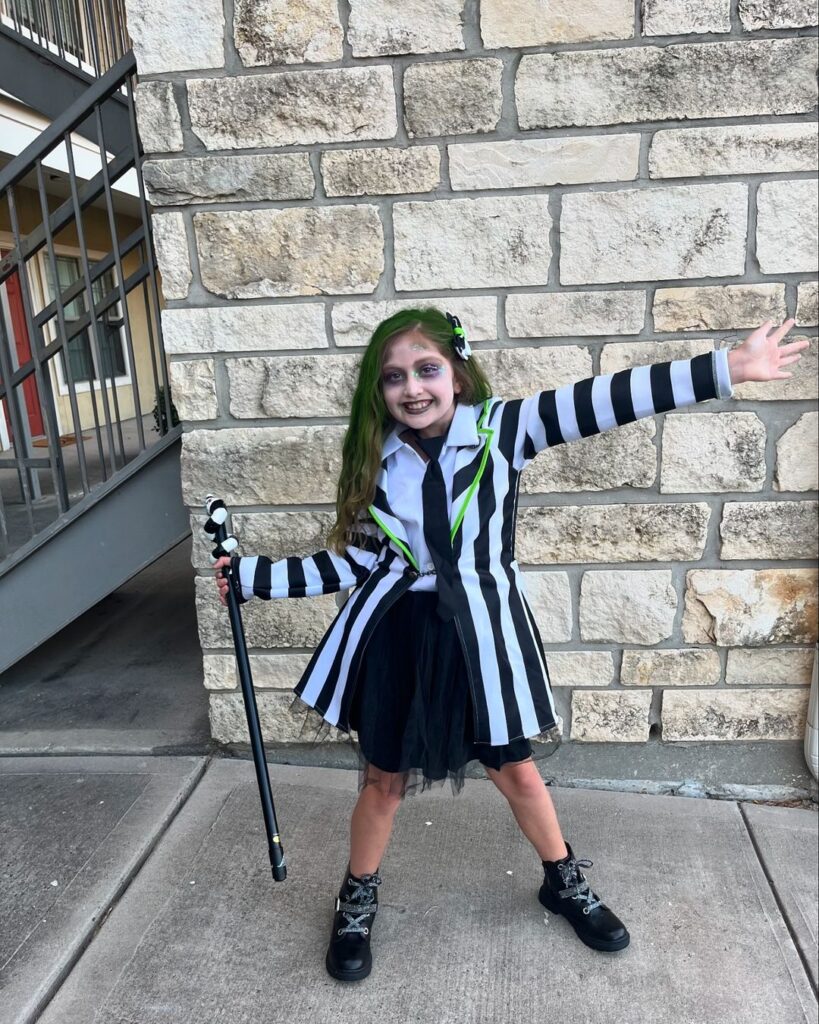 fantasia infantil halloween Beetlejuice