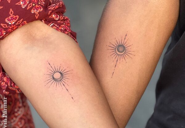 tatuagem de casal