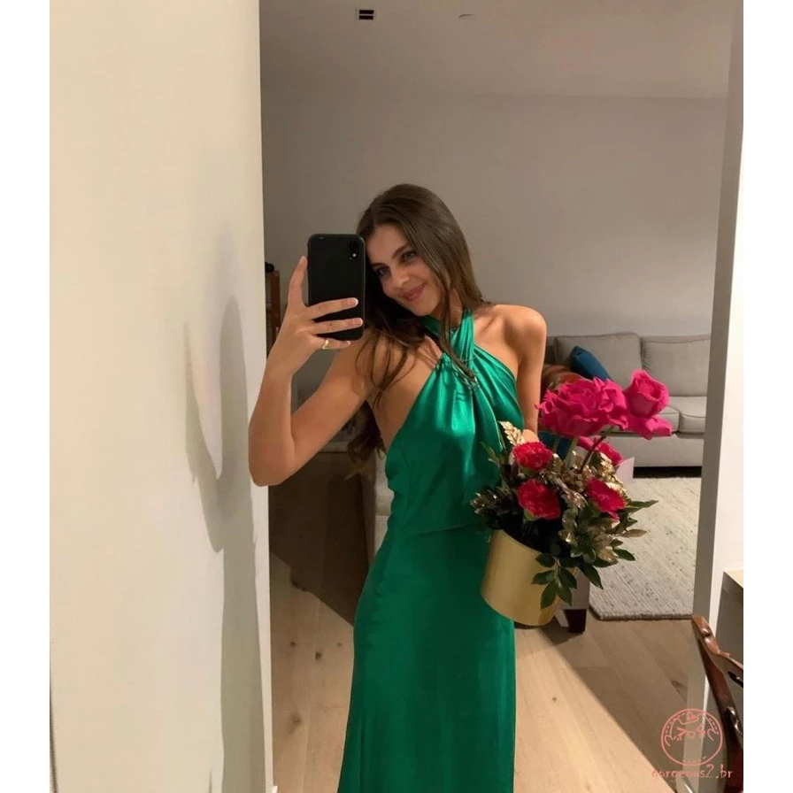 Vestido de cetim