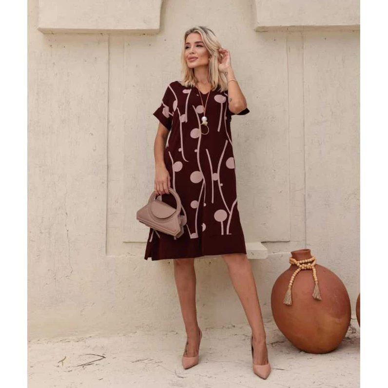 Vestido Midi Isa Manga Curta Bolsos Viscolycra Outono Soltinho - traje esporte feminino,